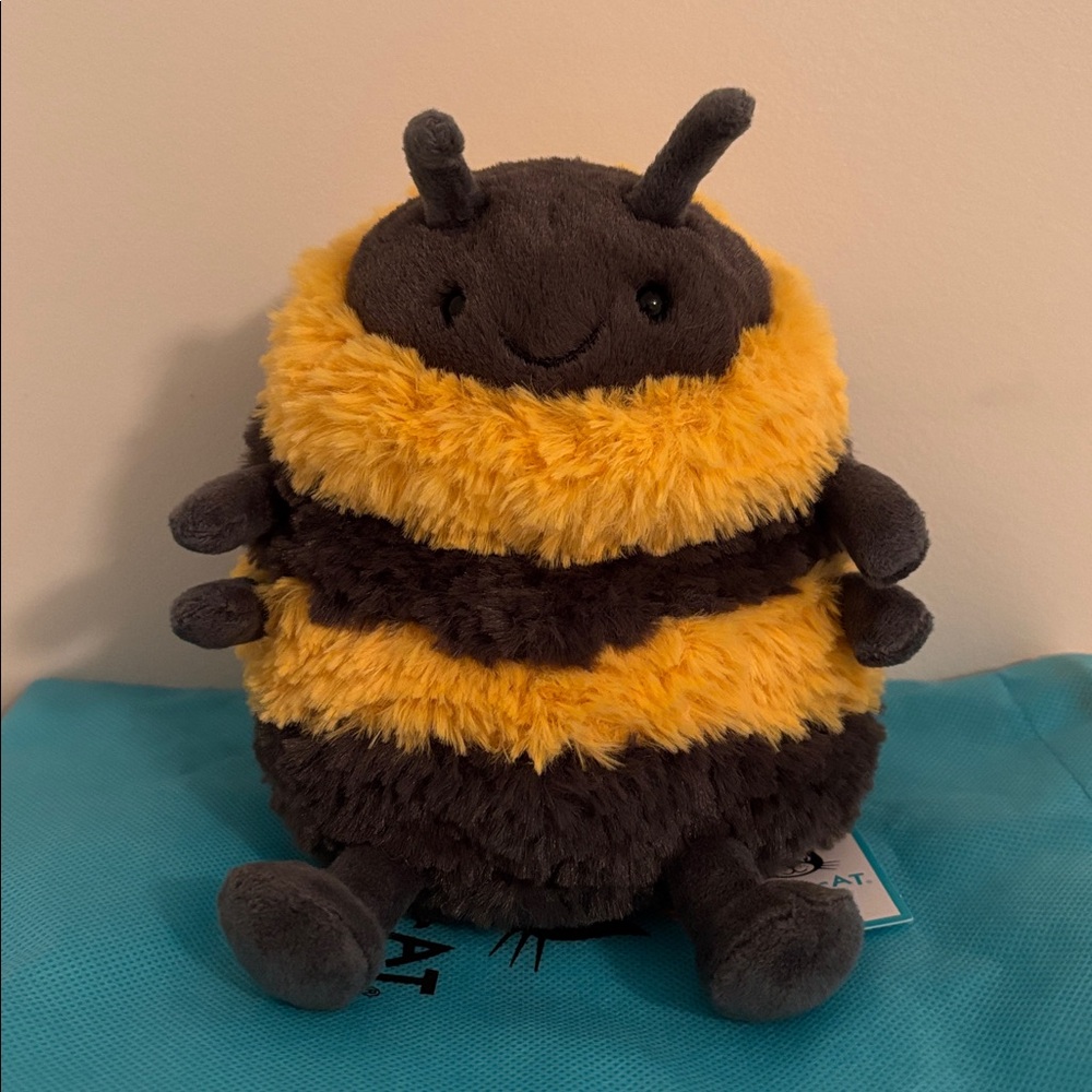 Jellycat Albee Bee, Authentic, Brand NWT Spring Collection Including Dust Bag